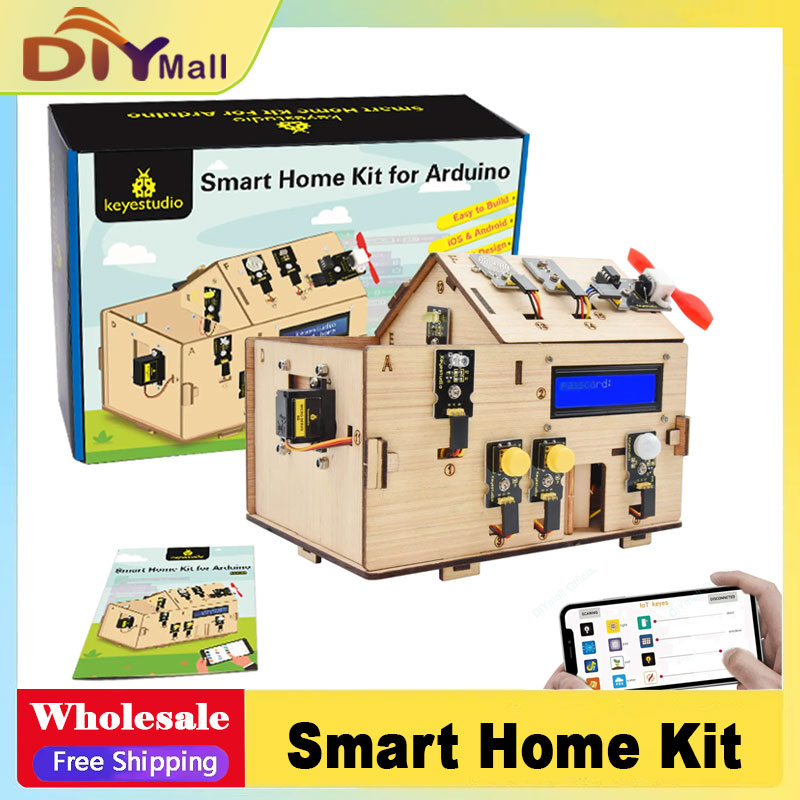 Home Automation With Arduino - Kit Rumah Pintar IoT Keyestudio dengan