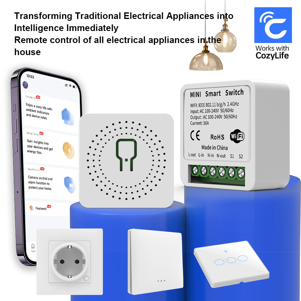 Diy Smart Home Automation Devices - Modul Relay WiFi Rumah Pintar 16A