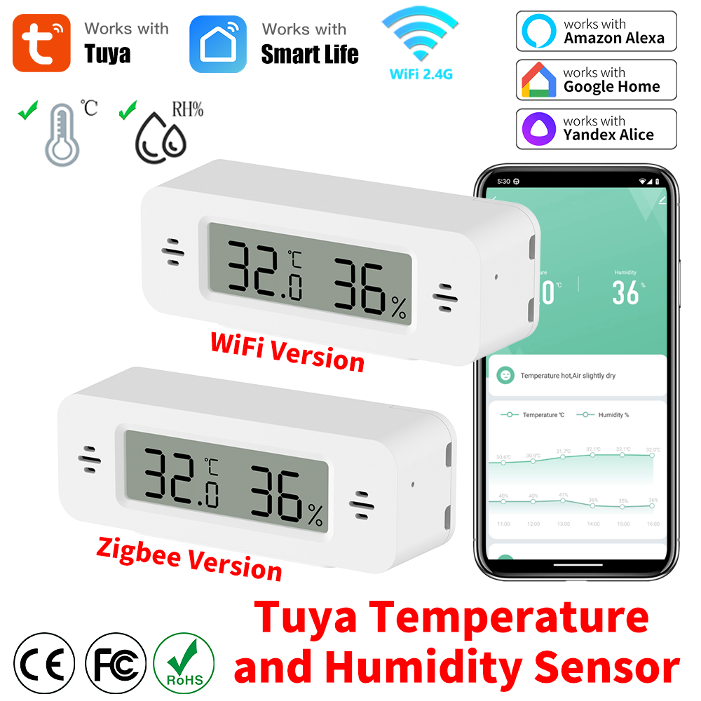 Tuya WiFi/Zigbee Sensor Kelemb - Home Automation Ideas ulasan dan harga