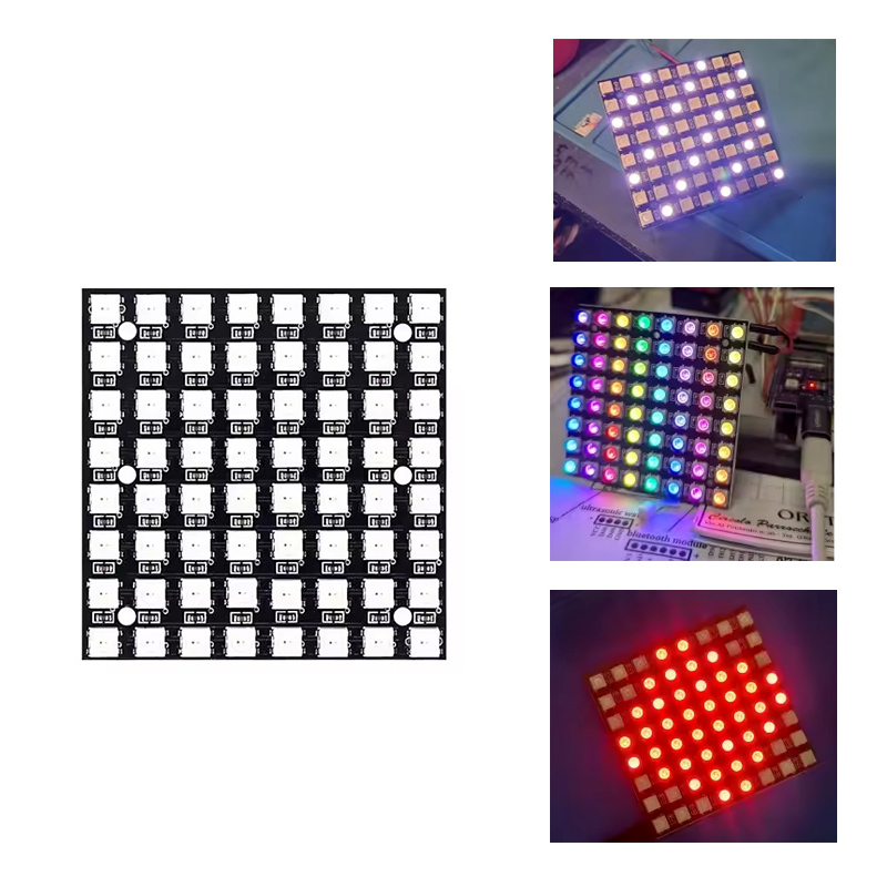 Modul Matriks LED WS2812 5050  - Rgb Led Matrix 8X8 ulasan dan harga