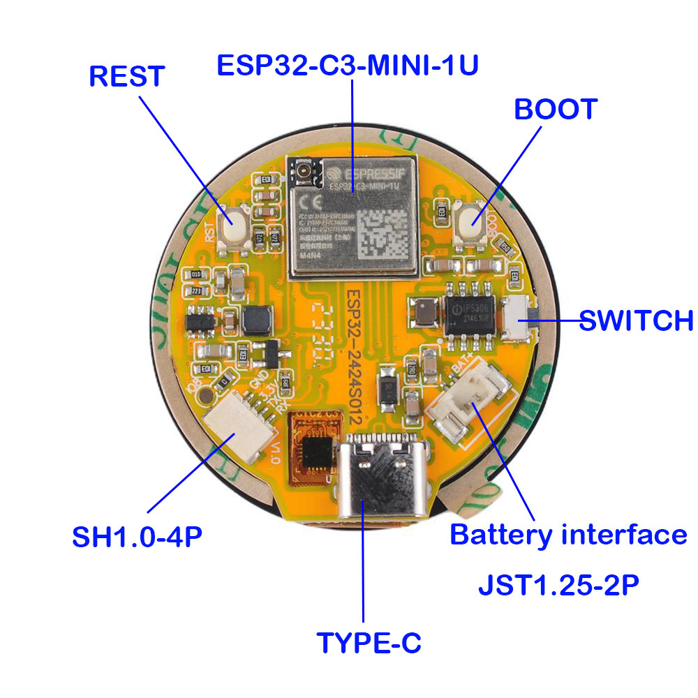 ESP32 Display 1.28 Inci ESP32- - Home Automation With Arduino ulasan dan harga