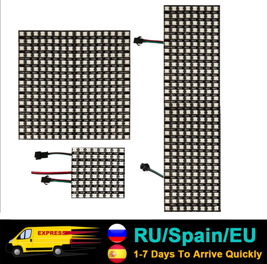 DC5V WS2812B 5050 RGB SMD Flek - Rgb Led Matrix 8X8 ulasan dan harga